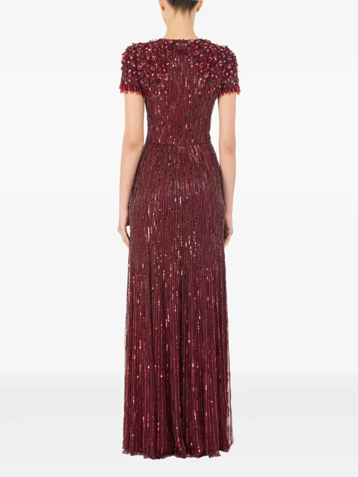 Jenny Packham エリザ ビーズ付きマキシドレス - 画像3
