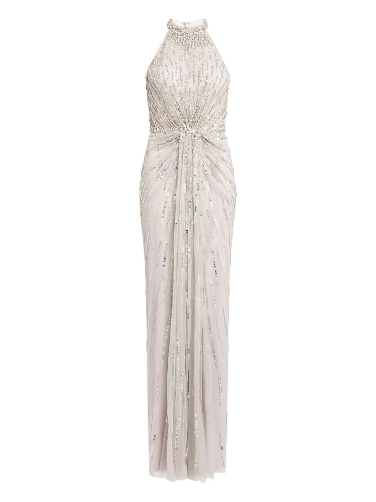 Jenny Packham カーメン マキシドレス - グレー - 画像1