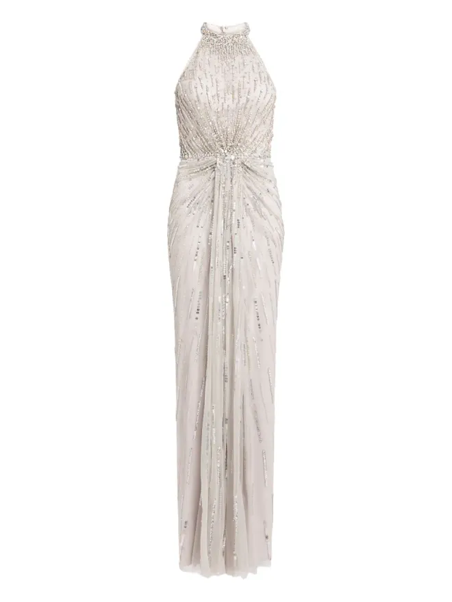 Jenny Packham Jenny Packham カーメン マキシドレス - グレーの商品画像