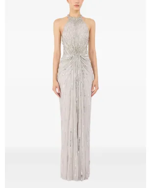 Jenny Packham カーメン マキシドレス - グレー - サムネイル2