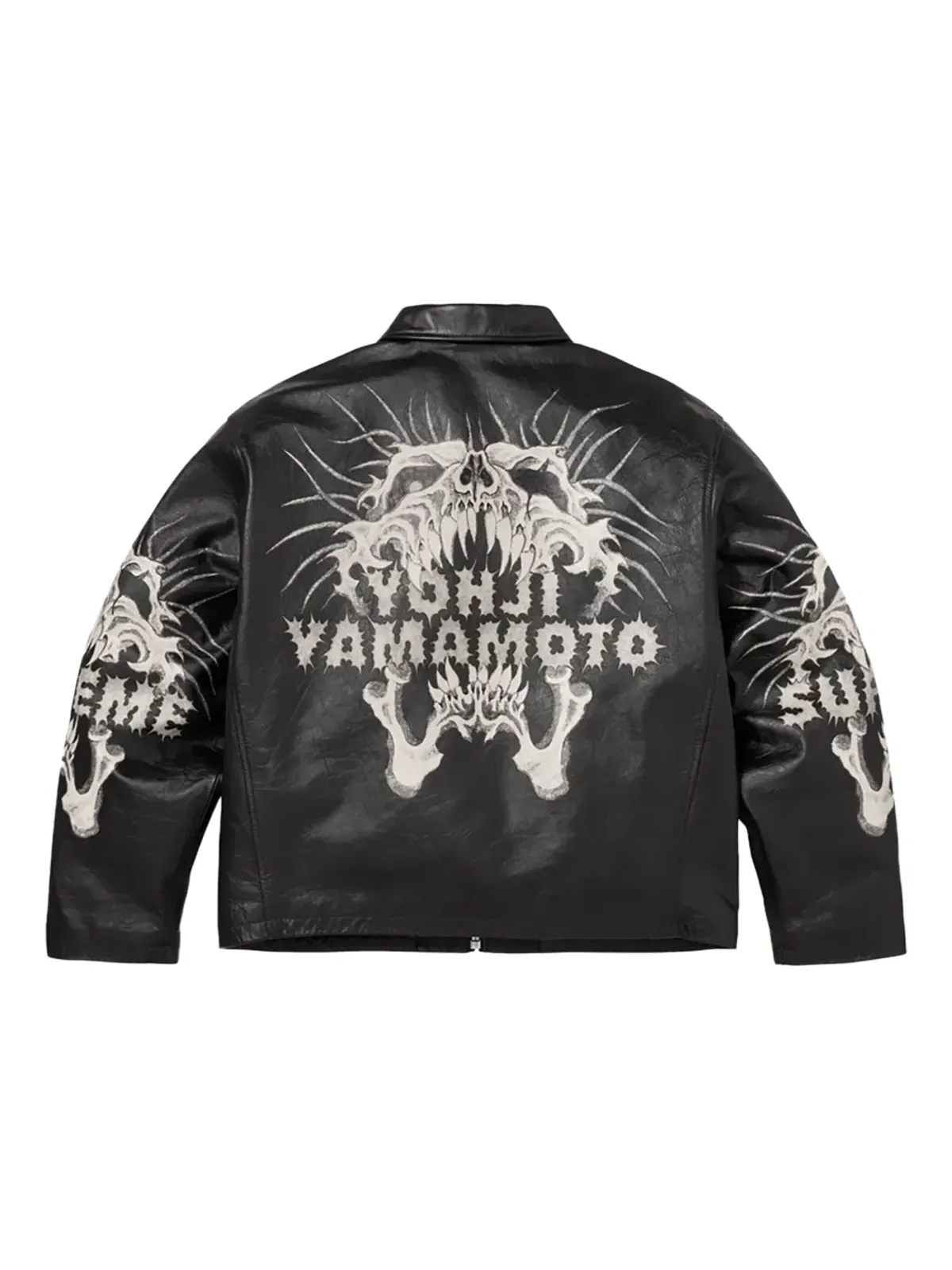 Supreme × Yohji Yamamoto レザー ジャケット - ブラック - 画像2