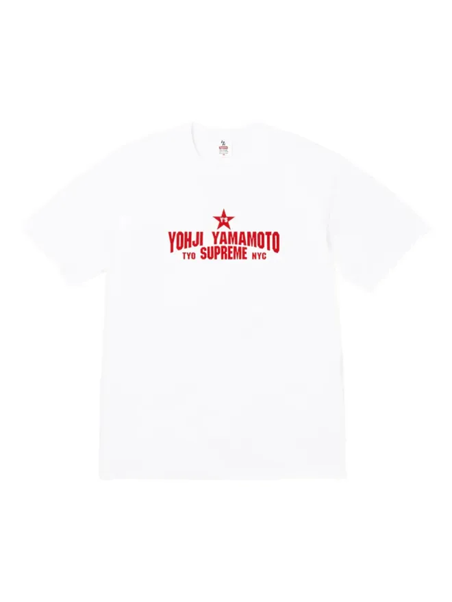 Supreme Supreme x Yohji Yamamoto ショートスリーブTシャツ - ホワイトの商品画像