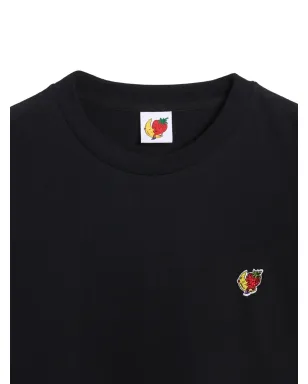 Sky High Farm 刺繍フルーツロゴ Tシャツ ブラック - サムネイル3