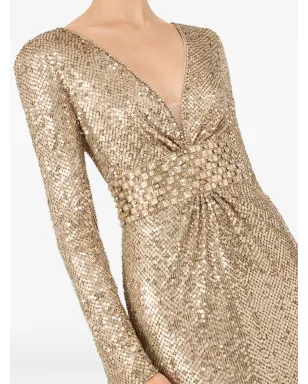 Jenny Packham ジュン スパンコール装飾マキシドレス - サムネイル5