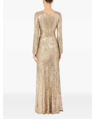 Jenny Packham ジュン スパンコール装飾マキシドレス - サムネイル3