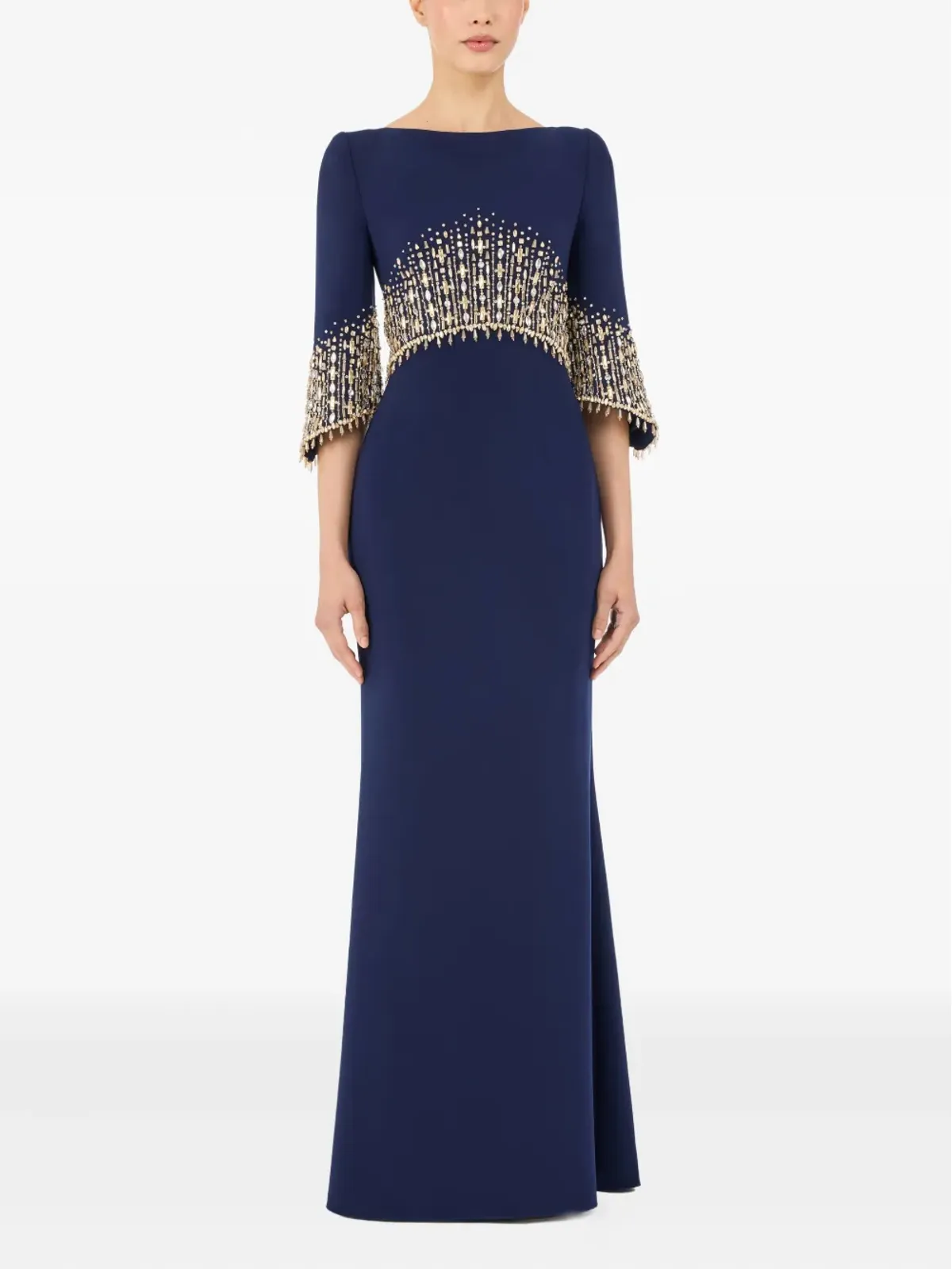 Jenny Packham エレクティア・エンベリッシュド・マキシドレス - 画像2