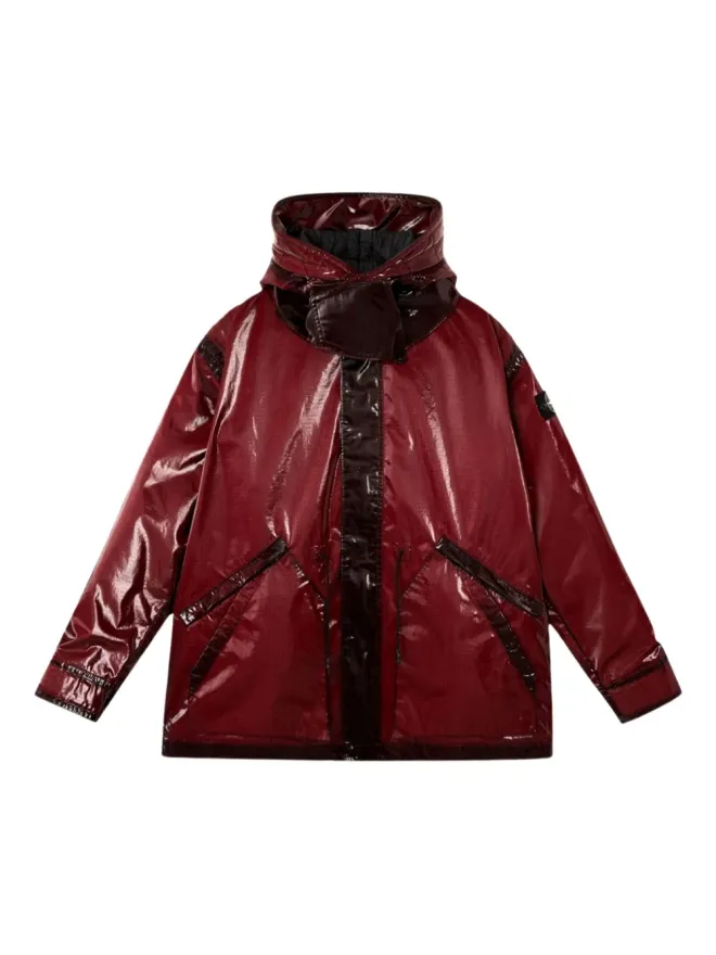 Stone Island Stone Island プリズマティック効果のフード付きコートの商品画像