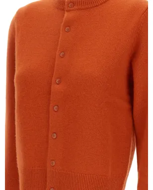 Extreme Cashmere クルーネックリブ編みカーディガン - サムネイル3