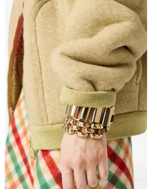 Miu Miu レザーリンク ブレスレット - サムネイル2