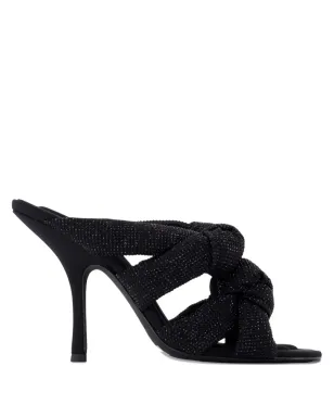 Alexander Wang 結び目ディテールのサンダル - ブラック - サムネイル1