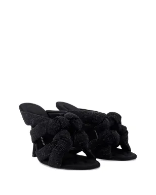 Alexander Wang 結び目ディテールのサンダル - ブラック - サムネイル2