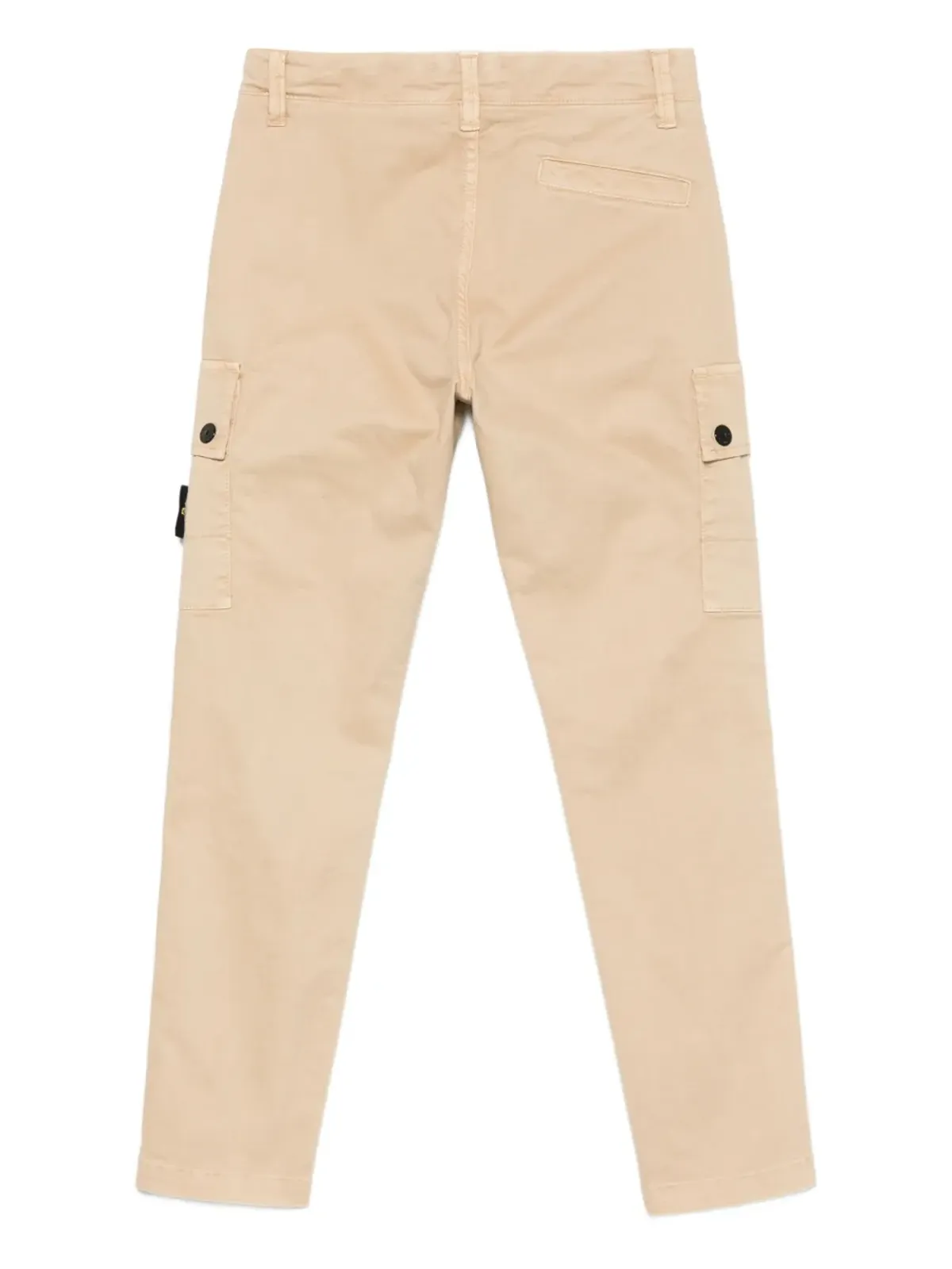 Stone Island Junior ロゴパッチ テーパードパンツ - 画像2
