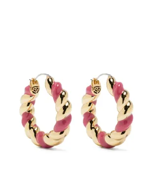 Eddie Borgo enamel rope hoops - Gold - サムネイル1
