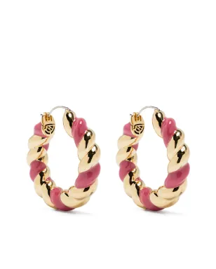 Eddie Borgo enamel rope hoops - Gold - サムネイル2