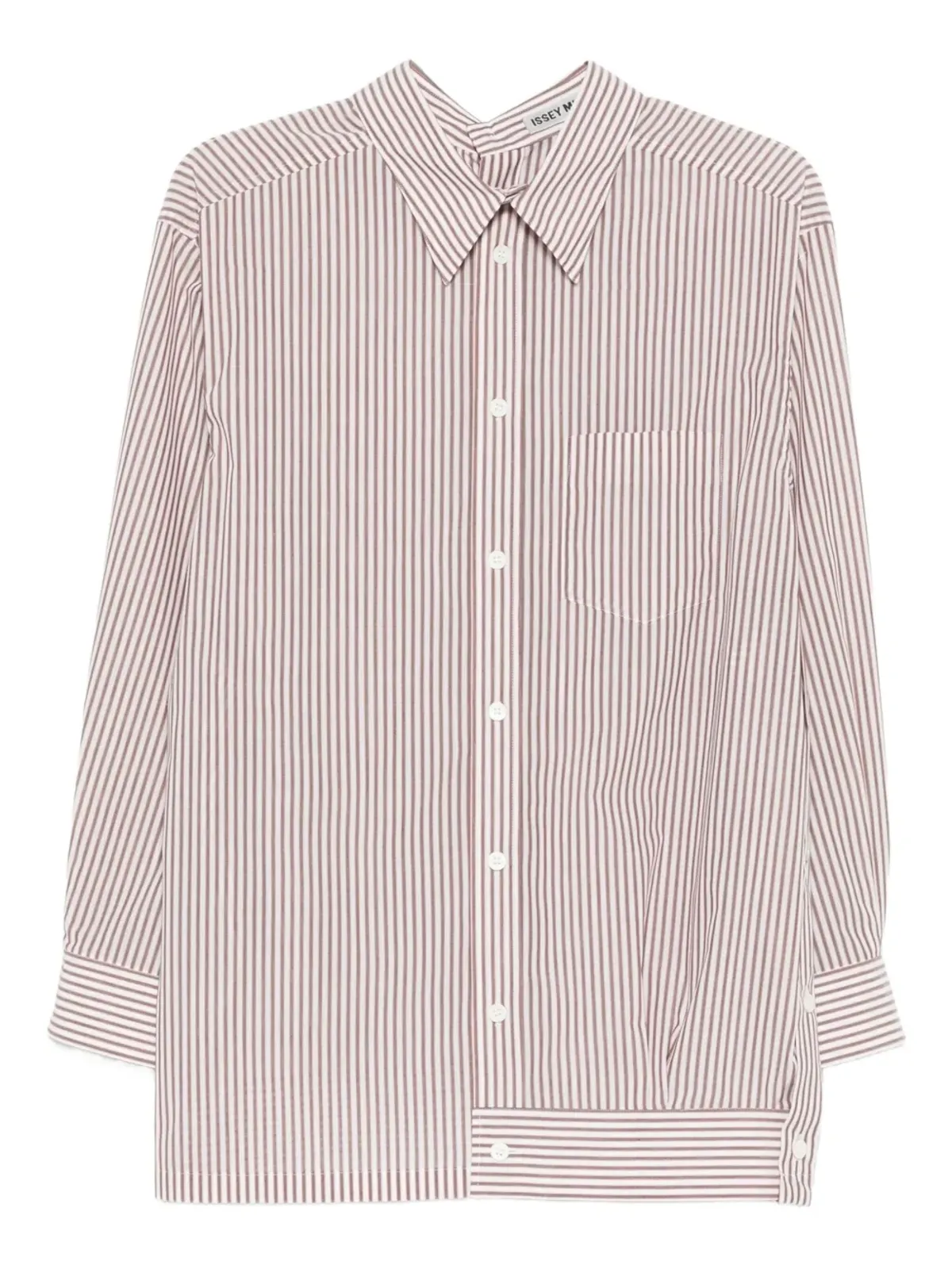 Issey Miyake ストライプシャツ - Pink - 画像1