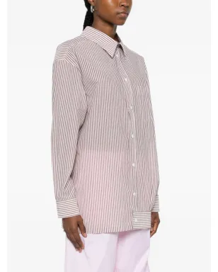 Issey Miyake ストライプシャツ - Pink - サムネイル3