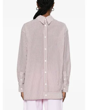 Issey Miyake ストライプシャツ - Pink - サムネイル4