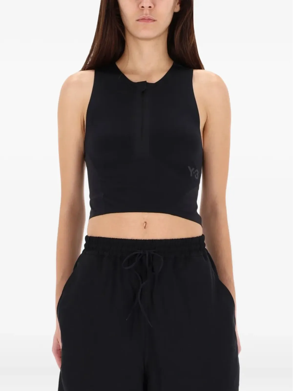 Y-3 ジップカットアウトトップ - 画像1