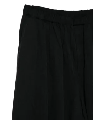 Black Comme Des Garçons プリーツディテールパンツ - サムネイル3