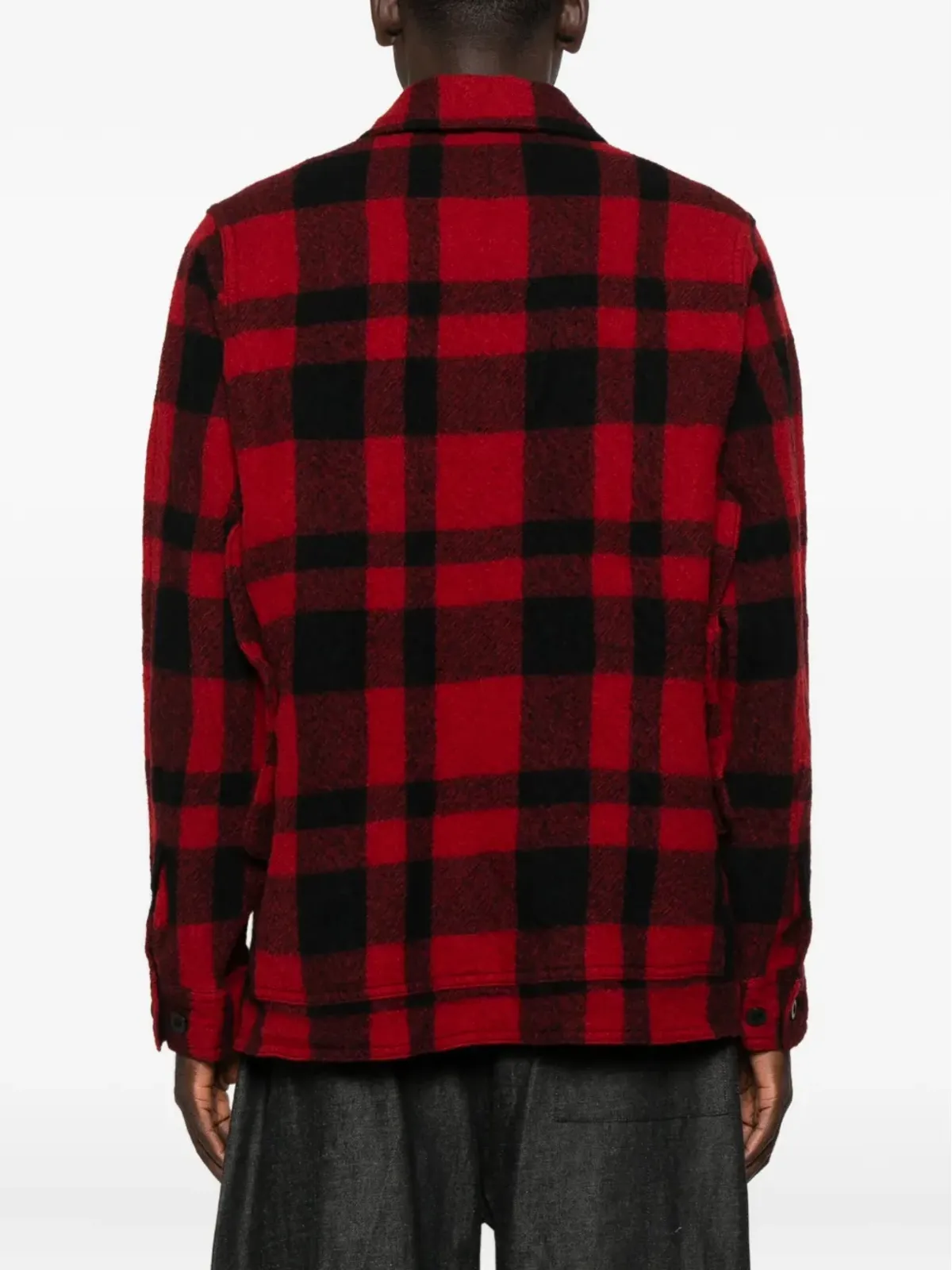 Junya Watanabe MAN チェック柄シャツジャケット - 画像4