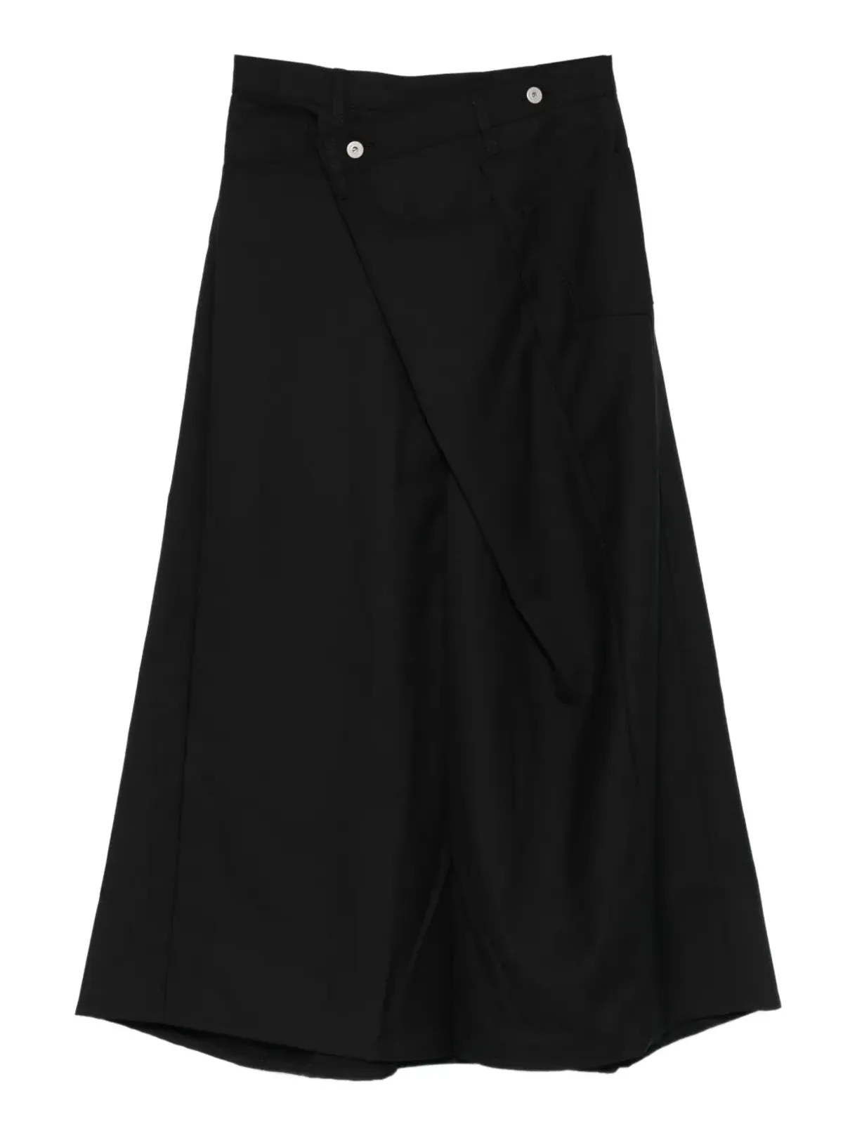 Junya Watanabe パネルドウールブレンドスカート - 画像1