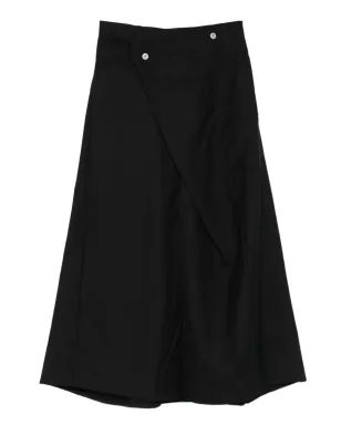 Junya Watanabe パネルドウールブレンドスカート - サムネイル1