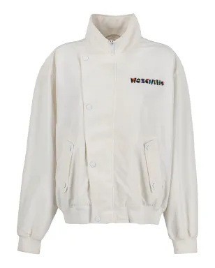 Moschino Pre-Owned ロゴアップリケ ボンバージャケット - サムネイル1