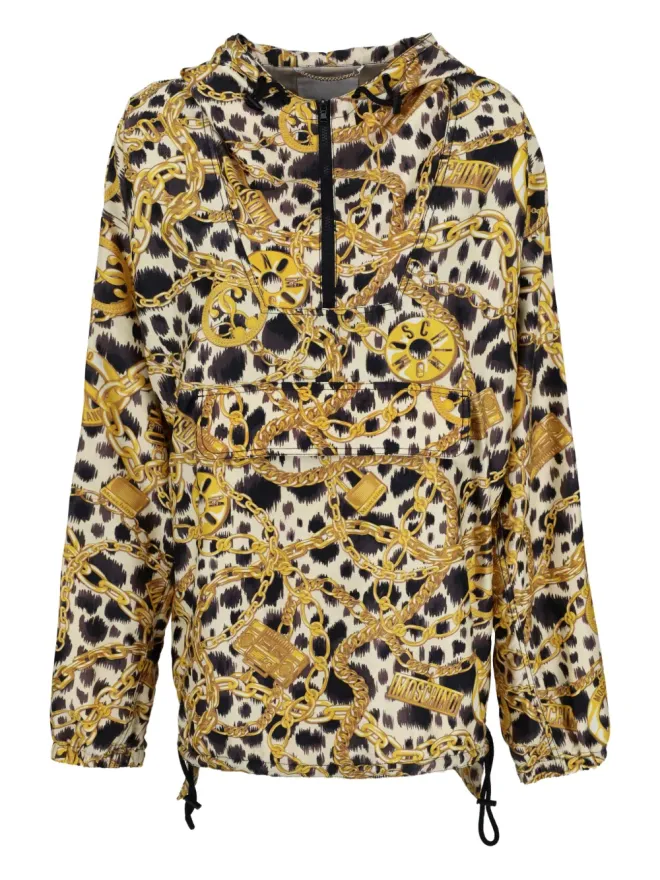 Moschino Pre-Owned Moschino Pre-Owned チェーンプリントジャケットの商品画像