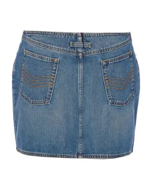 Jean Paul Gaultier ジップディテール デニムミニスカート - サムネイル2