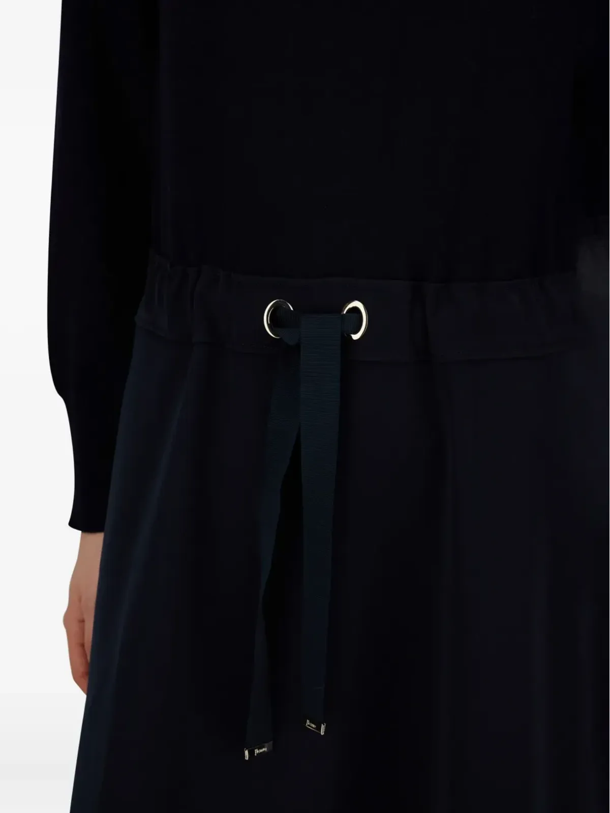 Herno turtleneck drawstring-waist midi dress - 画像4