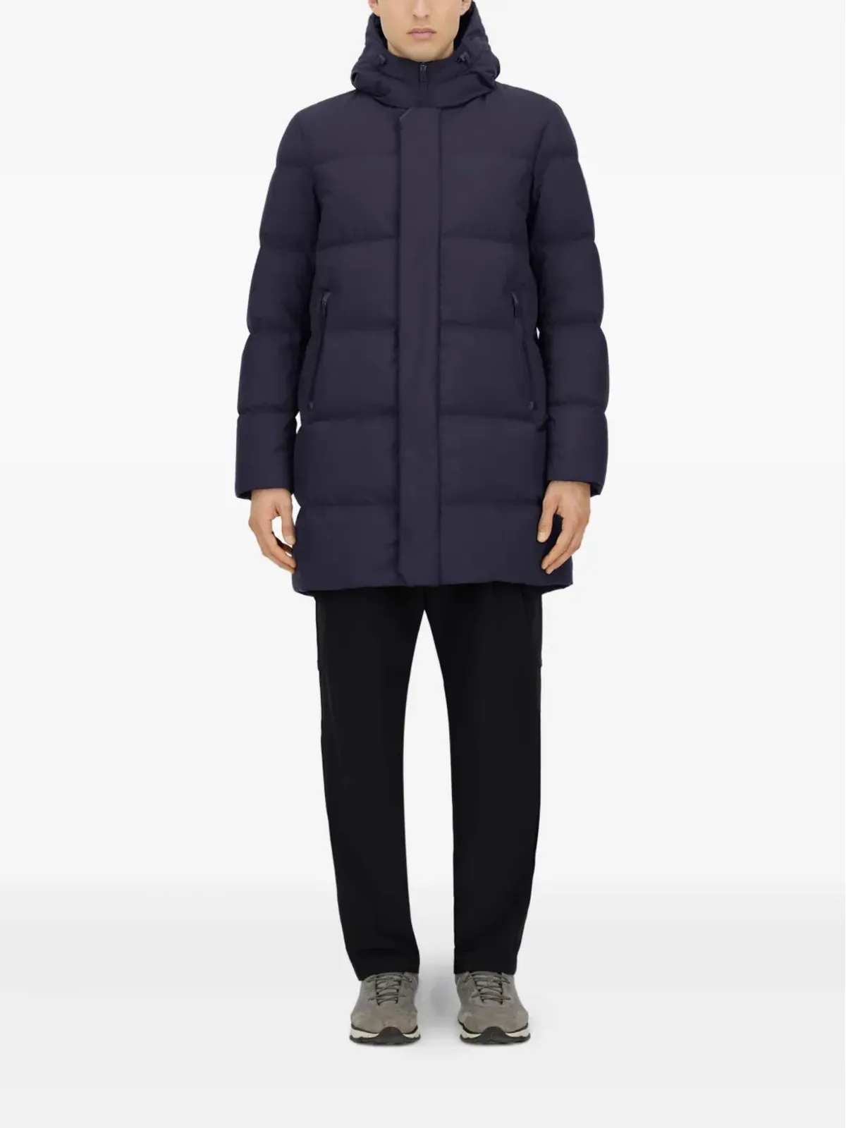 Herno パッド入りジップアップコート - 画像2
