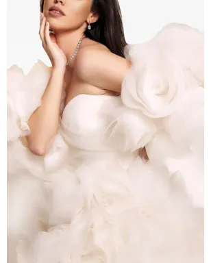 Ana Radu ローズ装飾オフショルミニドレス - サムネイル3