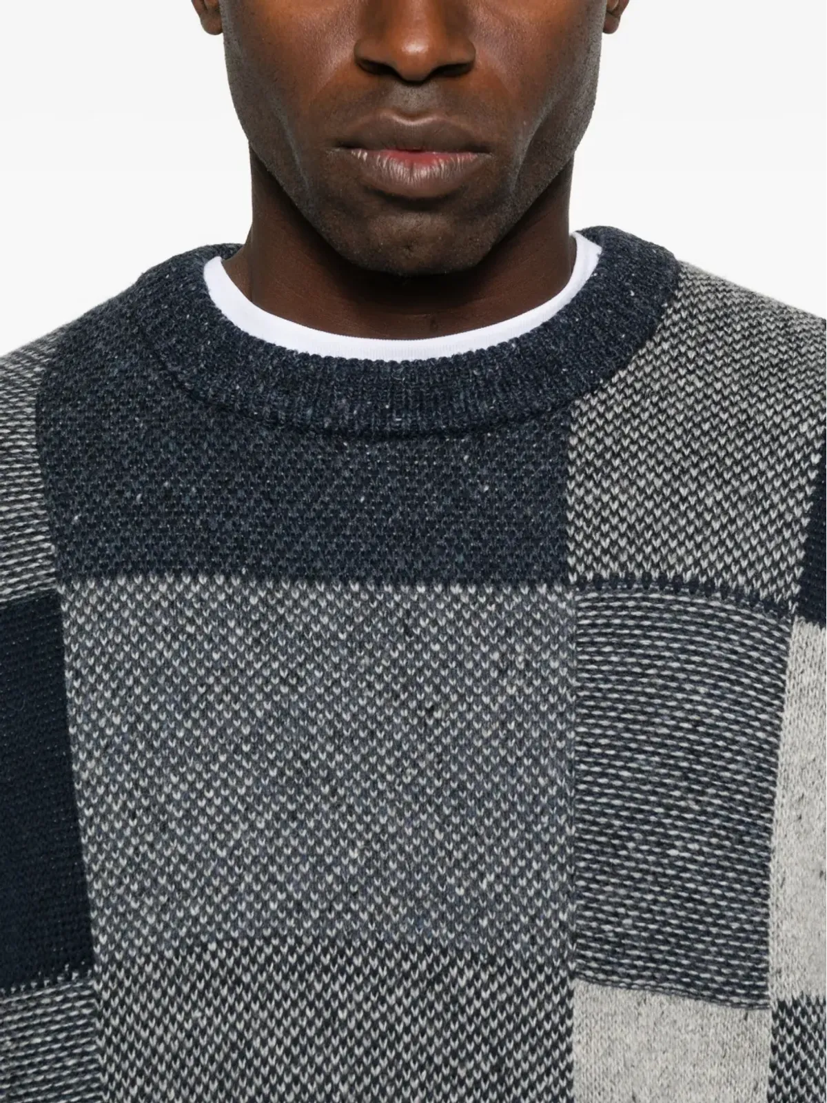 Paul Smith パッチワークパネルセーター - 画像5