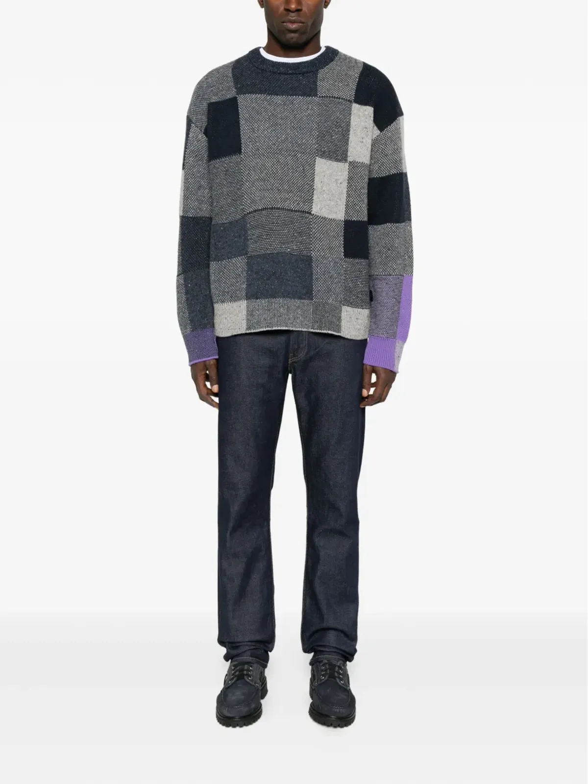 Paul Smith パッチワークパネルセーター - 画像2