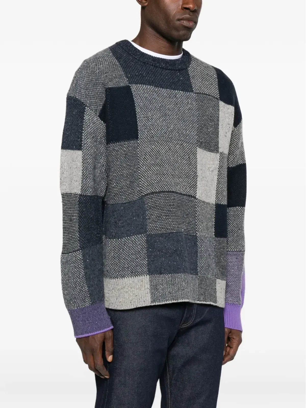 Paul Smith パッチワークパネルセーター - 画像3