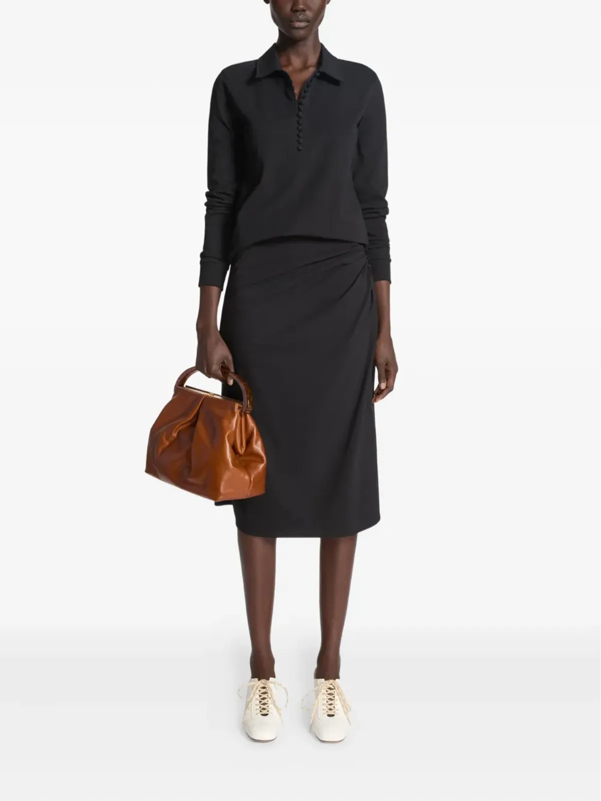 DRIES VAN NOTEN レースアップミュール - 画像4