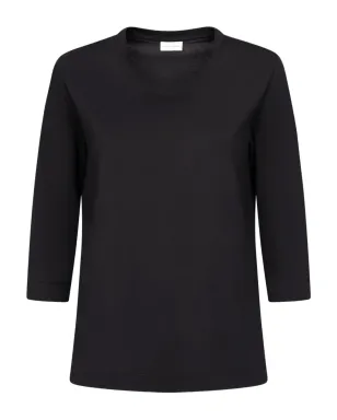 DRIES VAN NOTEN 3/4袖 コットンTシャツ - Black - サムネイル1
