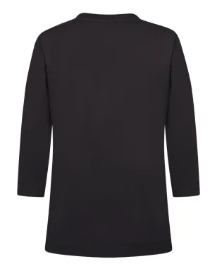 DRIES VAN NOTEN 3/4袖 コットンTシャツ - Black - サムネイル2