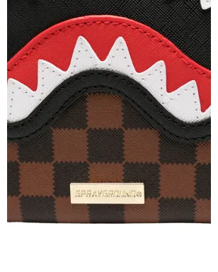 Sprayground Sharks in Paris クラッチバッグ（ブラウン） - サムネイル4