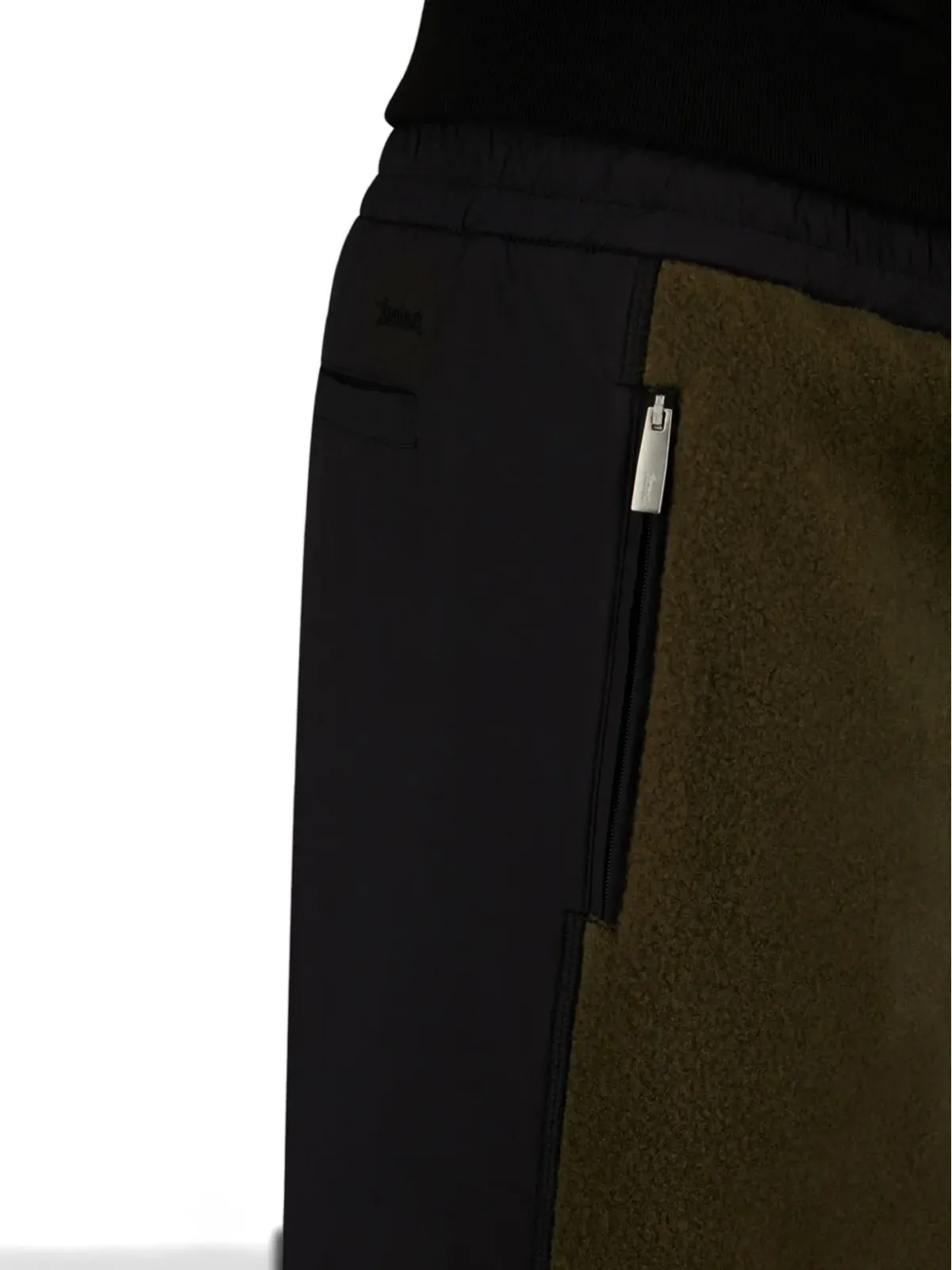 Herno フリースパネルド トラックパンツ - グリーン - 画像4
