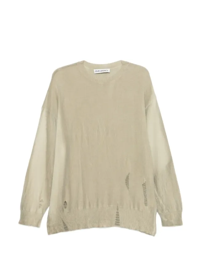 Our Legacy OUR LEGACY Slant distressed セーターの商品画像