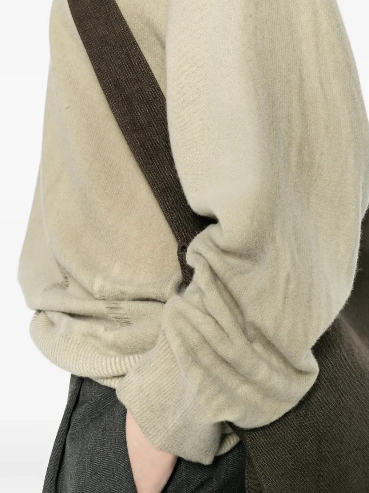 OUR LEGACY Slant distressed セーター - 画像5