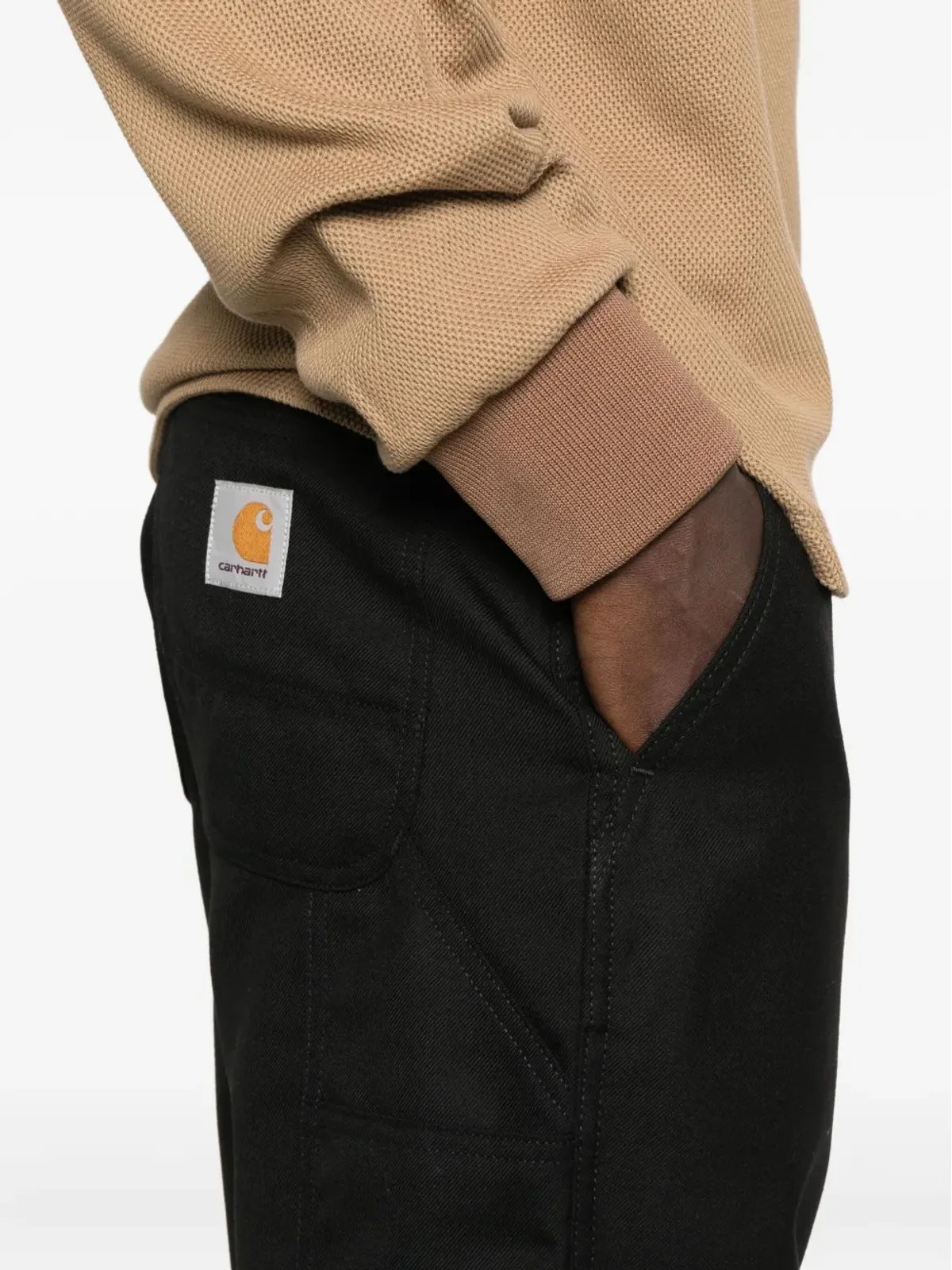 Carhartt WIP Ray シングルニー・パンツ ブラック - 画像5