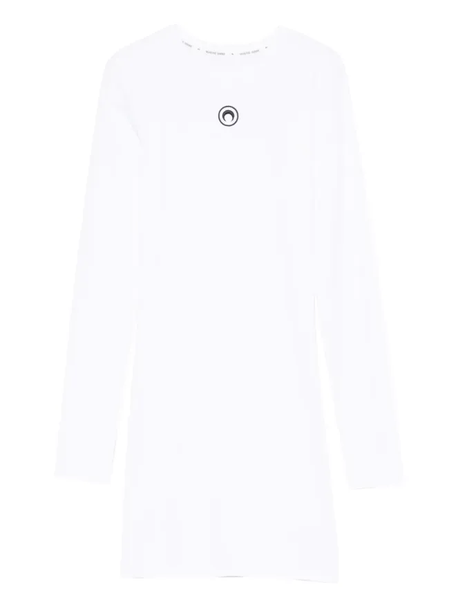 Marine Serre Marine Serre クルーネック長袖ドレスの商品画像