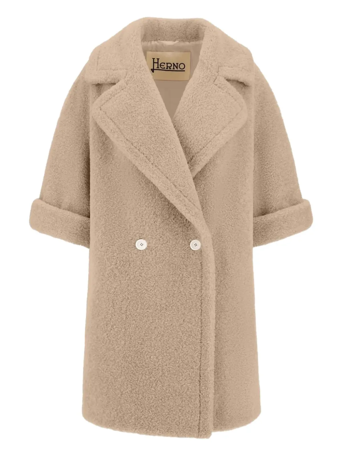 Herno ダブルブレストショートスリーブコート - 画像1