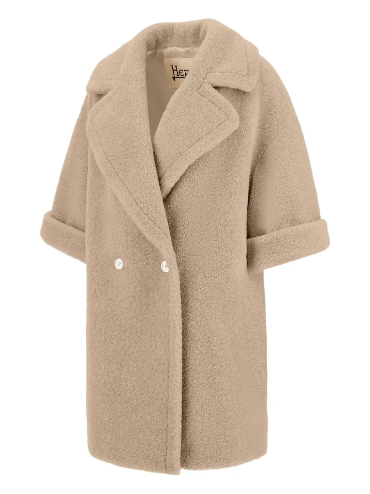 Herno ダブルブレストショートスリーブコート - 画像3