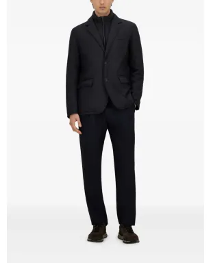 Herno Inã Ecoage two-button jacket - Blue - サムネイル2