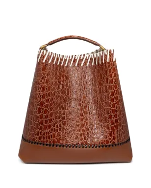 DRIES VAN NOTEN leather bucket bag - サムネイル1