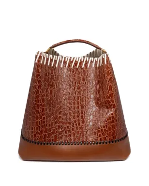 DRIES VAN NOTEN leather bucket bag - サムネイル2