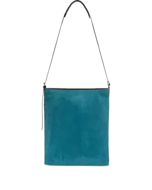 DRIES VAN NOTEN スエード トートバッグ ブルー - サムネイル1